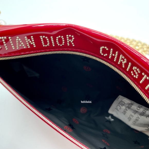 🆕 Dior Beauty Cosmetic Case to Crossbody Bag Purse, Lunar NY, Red, New Handbag - Picture 7 of 10